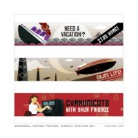 Fake Subway Ads for the set